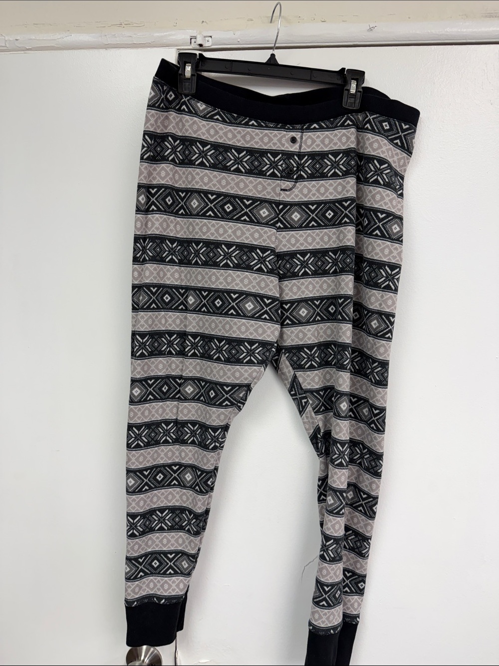 Old Navy plus size pajama Pants - Black & Gray xxl Ugly Christmas holiday pajama